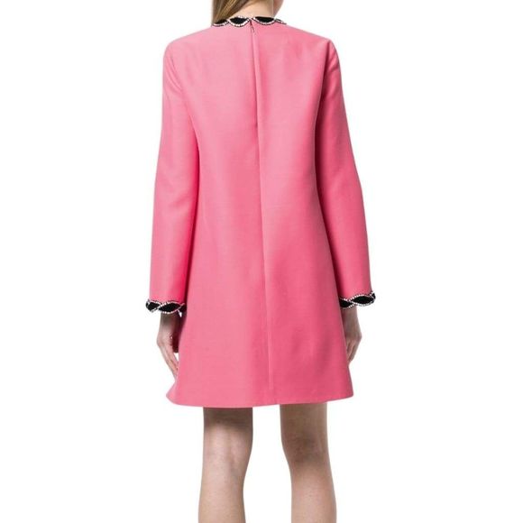 Gucci Gucci Pink Velvet Trim Dress - Picture 3 of 5